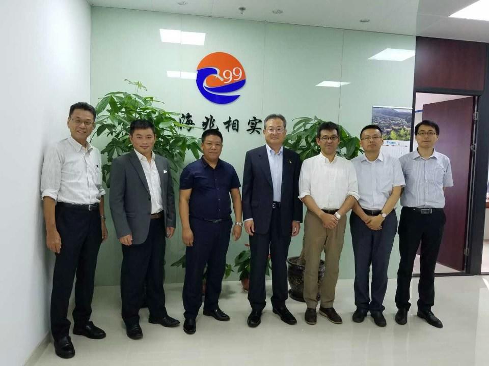 椿本中国区总经理来我司参观指导